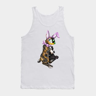 Bobtail BunnyCat: Chimera (Pink) Tank Top